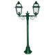 Avignon Twin Head Short Post Light - Green Finish / B22 Avignon Twin Head Short Post Light - Green Finish / B22